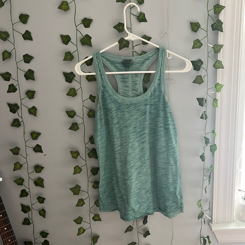 Green tank top